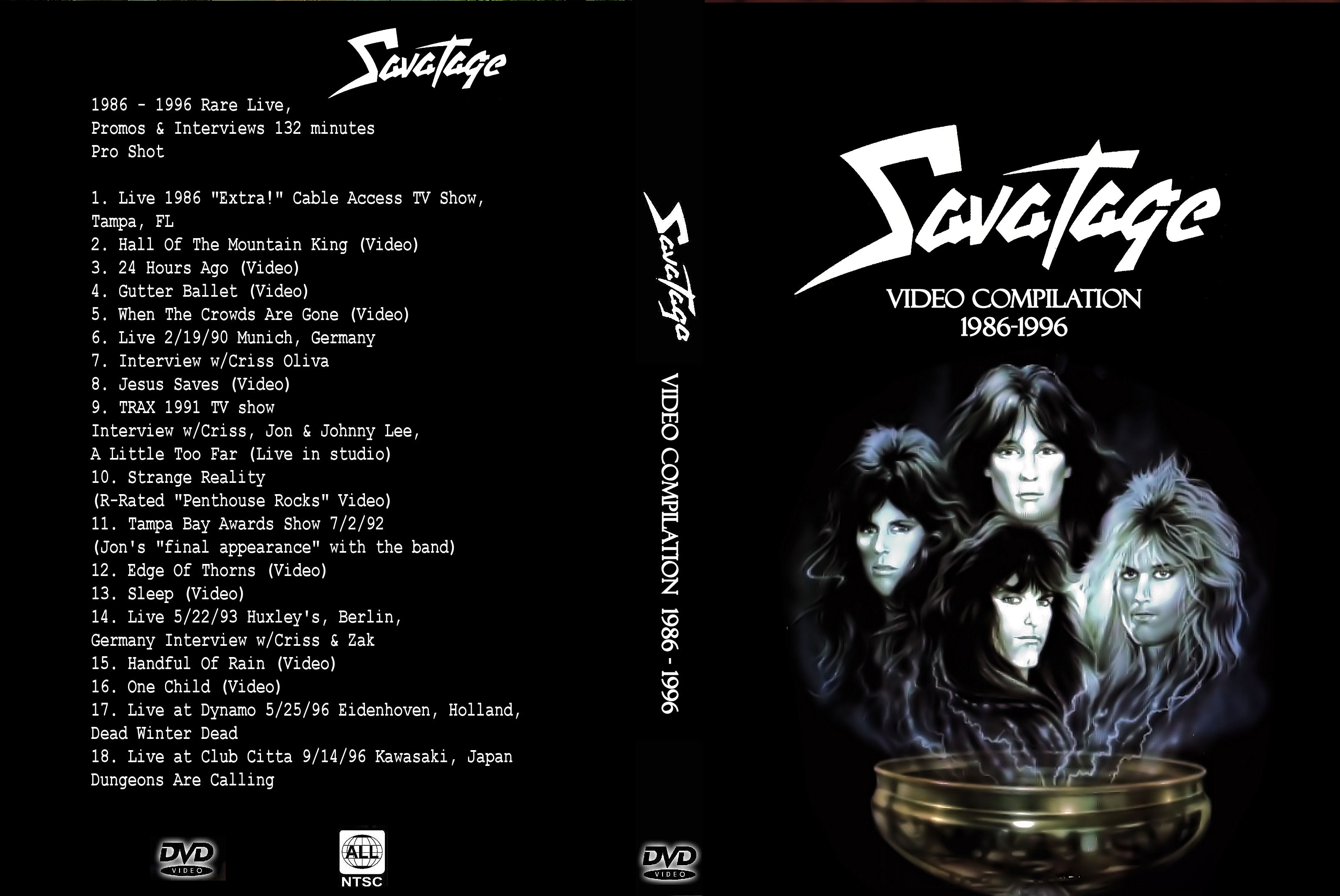 Savatage Live Japan Dvd 70